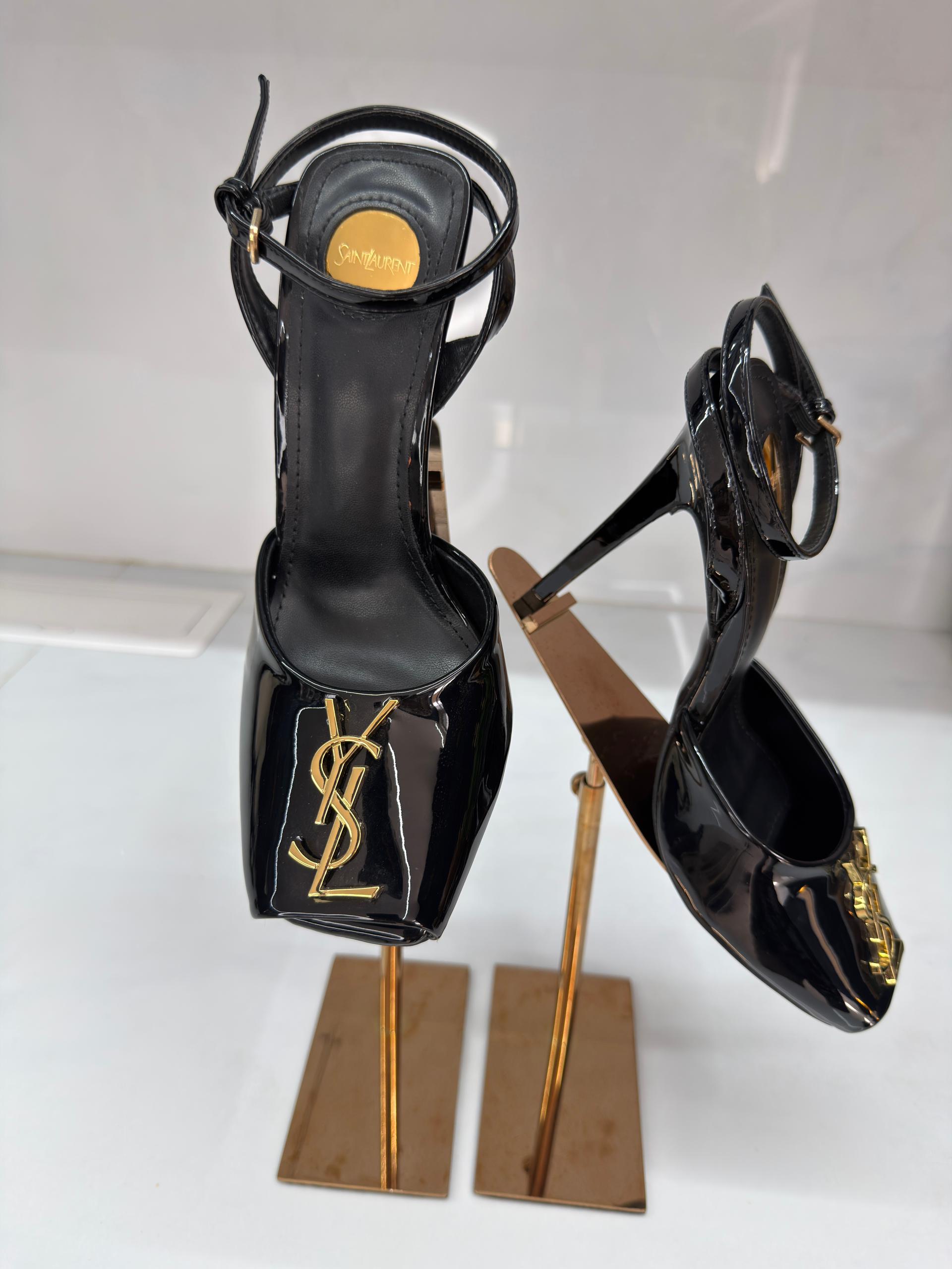 کفش زنانه مجلسی ysl جلو جلو باز
